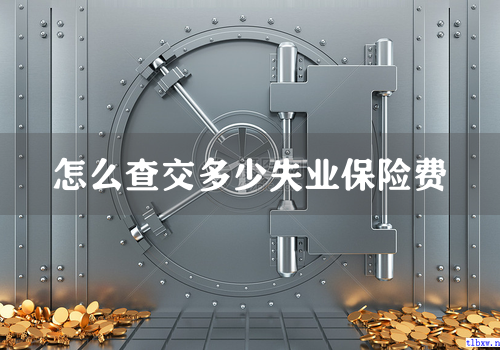 怎么查交多少失业保险费