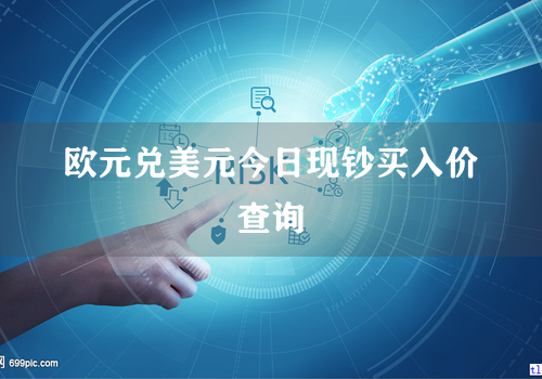 欧元兑美元今日现钞买入价查询