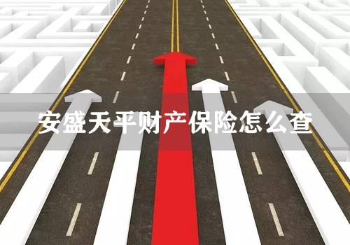 安盛天平财产保险怎么查