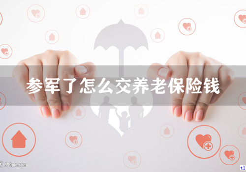 参军了怎么交养老保险钱