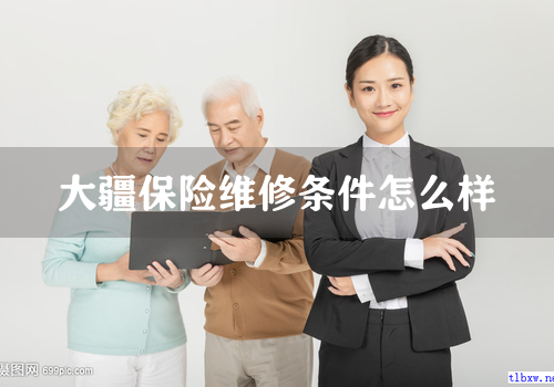 大疆保险维修条件怎么样