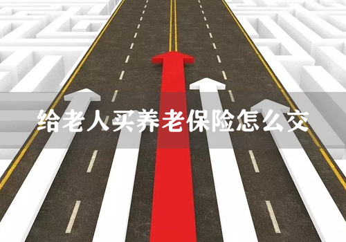 给老人买养老保险怎么交