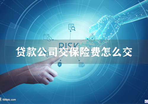 贷款公司交保险费怎么交