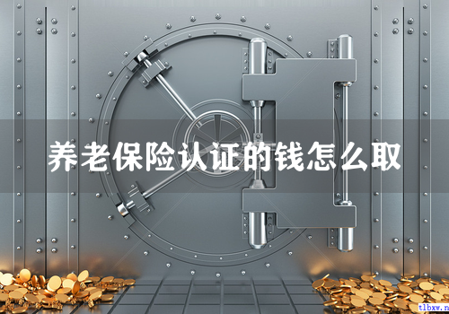 养老保险认证的钱怎么取