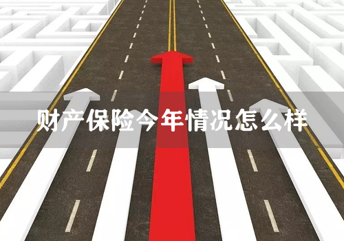 财产保险今年情况怎么样