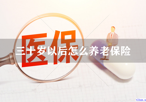 三十岁以后怎么养老保险