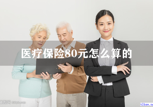 医疗保险80元怎么算的