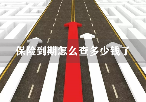 保险到期怎么查多少钱了