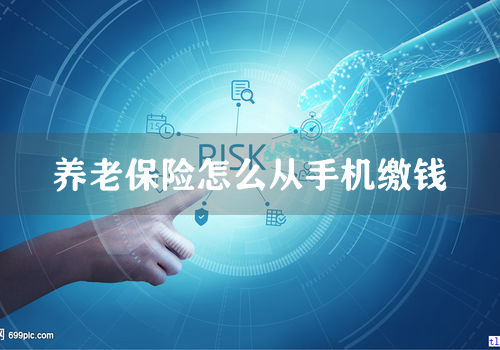 养老保险怎么从手机缴钱