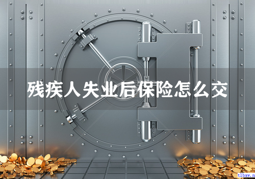 残疾人失业后保险怎么交