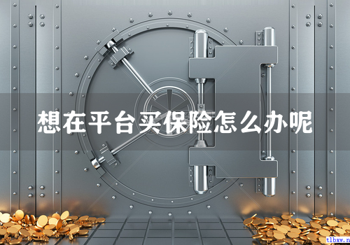 想在平台买保险怎么办呢