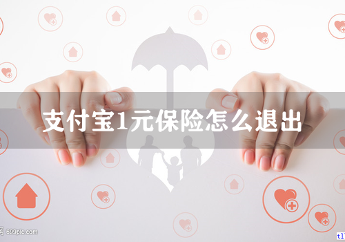 支付宝1元保险怎么退出