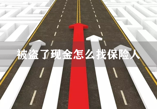 被盗了现金怎么找保险人