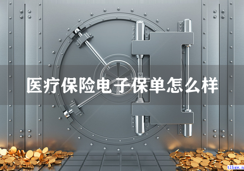 医疗保险电子保单怎么样