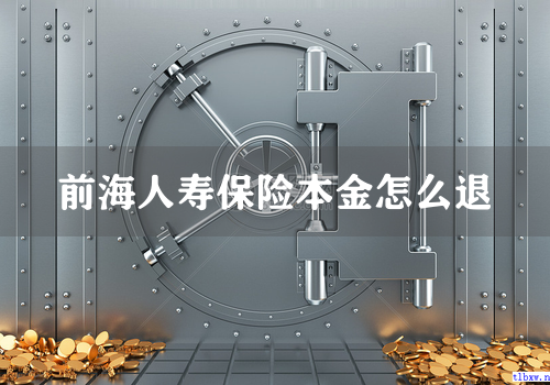前海人寿保险本金怎么退