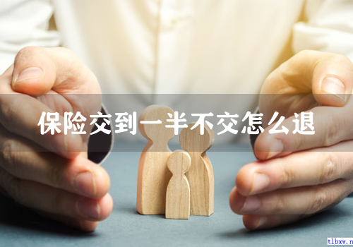 保险交到一半不交怎么退