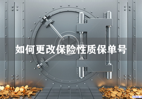 如何更改保险性质保单号