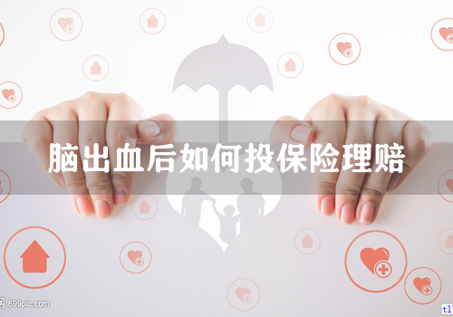 脑出血后如何投保险理赔