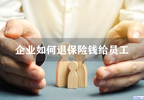 企业如何退保险钱给员工